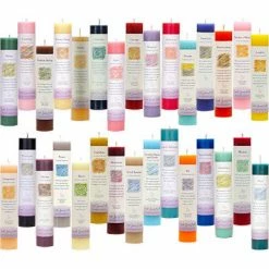 Reiki Infused Herbal Pillar Candles By Crystal Journey Candles Candles & Accessories