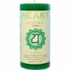 Crystal Journey Candles Heart Chakra ~ Anahata Chakra Pillar Candle Candles & Accessories