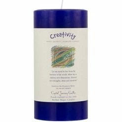 Reiki Infused Herbal Pillar Candles By Crystal Journey Candles