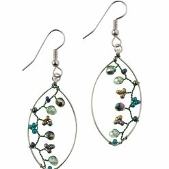 Ten Thousand Villages Global Fair Trade Gifts Climbing Vine Earrings Handcrafted In Guatemala
