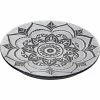 Kheops International Incense & Accessories Lotus Mandala Soapstone Round Incense Holder