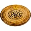 Kheops International Incense & Accessories Celtic Wood Round Incense Burner