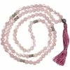 Kheops International Meditation & Prayer Gifts Rose Quartz ~ Mala Prayer Beads