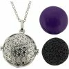 Top 10 🎁 Kheops International Aromatherapy Gifts Aromatherapy Lava Necklace ~ Large Flower Of Life Pendant 🤩 2 Kheops International Aromatherapy Gifts Aromatherapy Lava Necklace ~ Large Flower Of Life Pendant