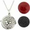 Kheops International Aromatherapy Lava Necklace ~ OM Pendant