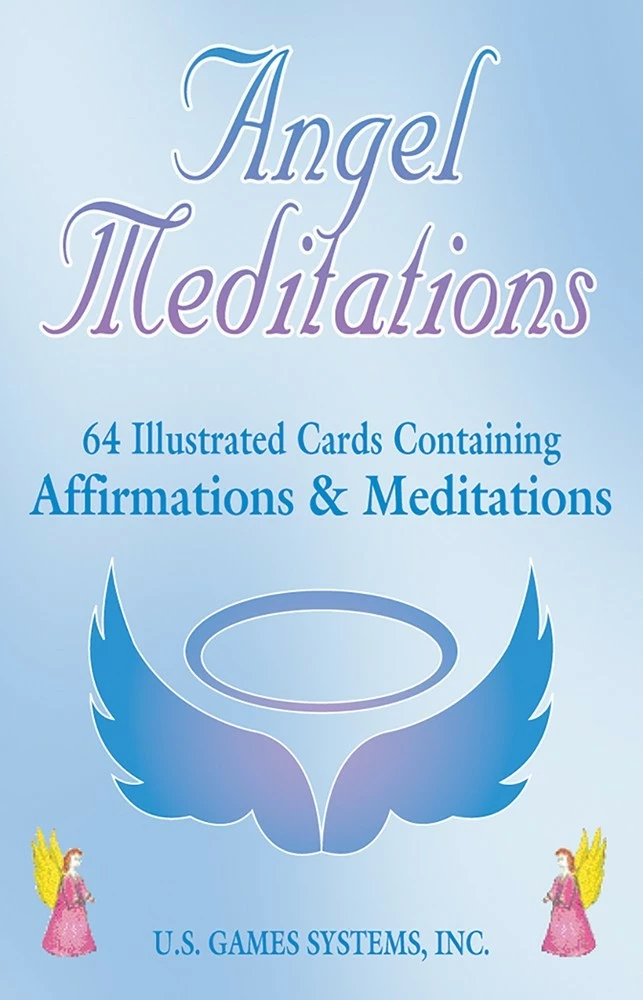 Hot Sale ๐งจ US Games Systems Angel Affirmation & Meditation Cards ๐ 3 US Games Systems Angel Affirmation & Meditation Cards