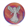 Raku Potteryworks Angel Gifts Winged Angel Coasters Set From Raku Pottery