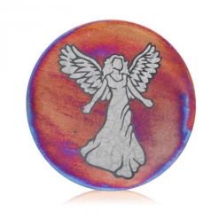 Raku Potteryworks Angel Gifts Winged Angel Coasters Set From Raku Pottery