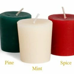 Big Dipper Wax Works Holiday Aromatherapy Beeswax Votive Candle (Pine, Spice, Or Mint) Sale!