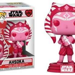 Pop! Movies Funko Pop Vinyl Figurine Ahsoka Valentine's Day #496 - The Mandalorian