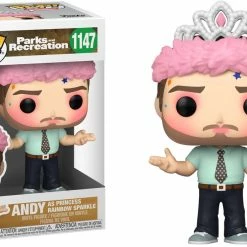 Pop! Television Funko Pop Vinyl Figurine Andy Princess Rainbow Sparkle #1147 - Parks & Recreation