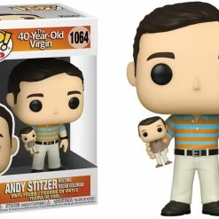 Funko Pop Vinyl Figurine Andy Stitzer Holding Oscar Goldman #1064 - 40 Year-Old Virgin Pop! Movies