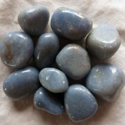 Kheops International Crystals & Tumbled Stones Angelite Tumbled Stone