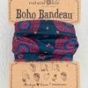 Natural Life Navy Berry Medallion Boho Bandeau