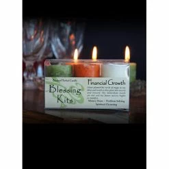 Coventry Creations Candles & Accessories Financial Growth ~ Blessed Herbal Candles Blessing Kit
