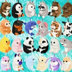 RI Novelty Sale! Super Cute Belly Buddy Plush With Clip