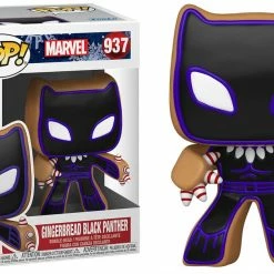Funko Pop Vinyl Figurine Gingerbread Black Panther #937 - Marvel Holiday Pop! Marvel