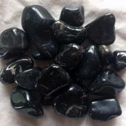 Kheops International Black Onyx Tumbled Stone Crystals & Tumbled Stones