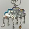 Ganz Metaphysical & Divination Gifts Always Look At The Bright Side Cloud Car Charm