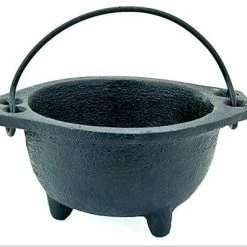 Om Imports Smudging Tools & Accessories Large Cast Iron Cauldron