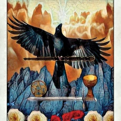 US Games Systems Crow Tarot Card Deck Metaphysical & Divination Gifts