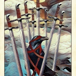 US Games Systems Crow Tarot Card Deck Metaphysical & Divination Gifts