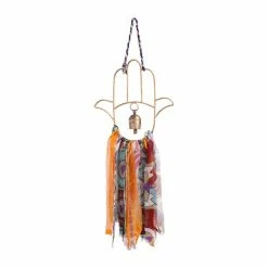 Matr Boomie Hamsa Hand Swapna Sari Tassels Dream Chime Handcrafted In India