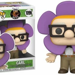 Pop! Movies Funko Pop Vinyl Figurine Carl Fredricksen W/flower #1096 - Disney+ Dugs Days