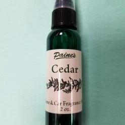 Paine's Incense Balsam Fir & Cabin Gifts Cedar Home & Car Mist Fragrance Spray