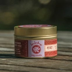 Coupon 🛒 Ayurvedic Soy Tin Travel Candle ~ Lotus Love Beauty Candles & Accessories 🌟 9 Ayurvedic Soy Tin Travel Candle ~ Lotus Love Beauty Candles & Accessories