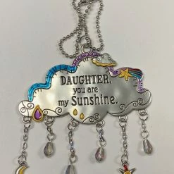 Ganz Daughter You Are My Sunshine Cloud Car Charm
