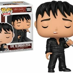 Pop! Rocks Funko Pop Vinyl Figurine Elvis Presley 68 Comeback Special #188