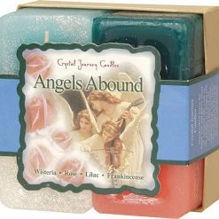 Crystal Journey Candles Candles & Accessories Angels Abound Herbal Candle Gift Set