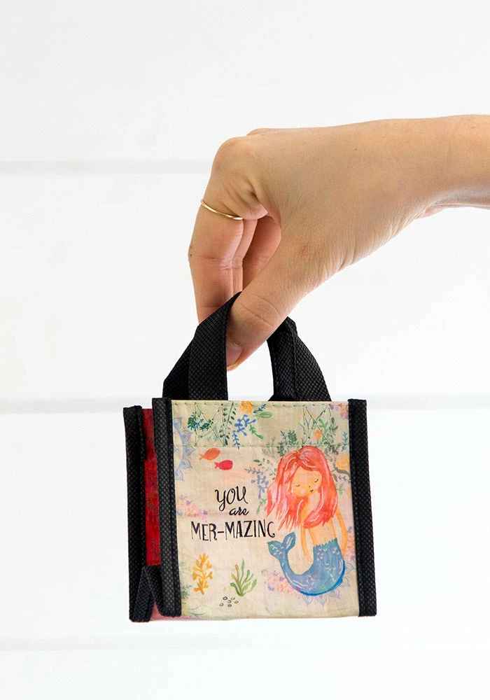 Outlet โ Natural Life You Are Mer-mazing Tiny Recycled Happy Bag (XS) ๐ฅ 3 Natural Life You Are Mer-mazing Tiny Recycled Happy Bag (XS)