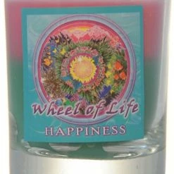 Crystal Journey Candles Mandala Collection Filled Votive Holder Candles ~ Connecting Body, Mind, And Spirit