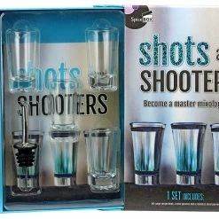 Toysmith Shots And Shooters Gift Set ~ Become A Master Mixologist!