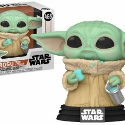 Funko Pop Vinyl Figurine Grogu W/Cookies #465 - The Mandalorian Pop! Television
