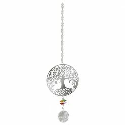 World Buyers Prisms & Hanging Crystals Tree Of Life Crystals Prism Sun Catcher