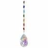 World Buyers Chakra Inspired Crystal Prism Sun Catcher Prisms & Hanging Crystals