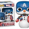 Pop! Marvel Funko Pop Vinyl Figurine 2019 Holiday Snowman Captain America