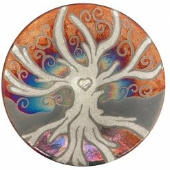 Raku Potteryworks Tree Of Life Extra Large Silhouette Plate From Raku Pottery New Arrivals!