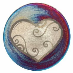 Raku Potteryworks Blessed Heart Medium Silhouette Plate From Raku Pottery New Arrivals!