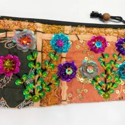 World Buyers Sequin Hand Purse W/Inner Zip Pouch New Arrivals!