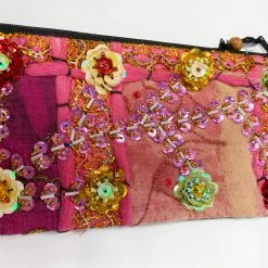 World Buyers Sequin Hand Purse W/Inner Zip Pouch New Arrivals!