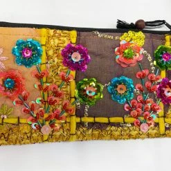 World Buyers Sequin Hand Purse W/Inner Zip Pouch New Arrivals!