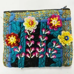 World Buyers Flower Sequin Coin Purse New Arrivals!
