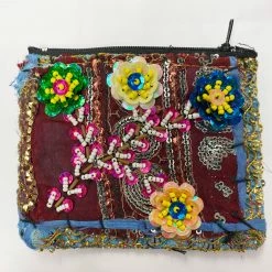World Buyers Flower Sequin Coin Purse New Arrivals!