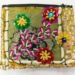 World Buyers Flower Sequin Coin Purse New Arrivals!