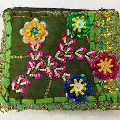 World Buyers Flower Sequin Coin Purse New Arrivals!