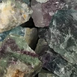 Pikes Peak Rock Shop Wholesale Rough Fluorite Chunks Crystals & Tumbled Stones